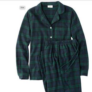 L. L. Bean Scotch Plaid Flannel Pajamas